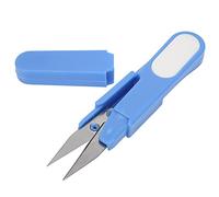 Saluaqui Portable Fishing Scissors with Stainless Steel Vane/Wing and Cover | U-Type Line Cutter for Fish Use | Compact and Lightweight Fishing Tool