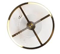 Saluaqui Precision Watch Movement Balance Wheel Alloy with Full Swing Hairspring for Watch Repair Accessories - Golden Replacement Parts for Watchmakers