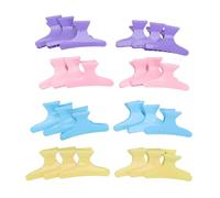 Saluaqui Professional Hair Clips Sectioning Clips Styling Claws with Fixed Teeth for Salon Stylist Home Use Colorful 24PCS 3.2 Inch (24 Pieces)