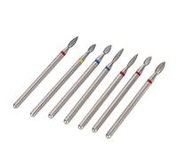 Saluaqui Professional Nail Drill Bits Set Sand Grinding Heads Multi Functional Manicure Tool for Nail Art Enthusiasts and Professionals NO01 NO02 NO03 NO04 (NO.04)
