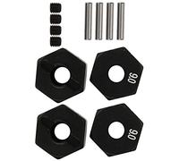 Saluaqui RC Wheel Hex Hub Aluminum Alloy Upgrade Part for SCX10 90046 90047 RR10 Crawler 8.0mm - High-Performance CNC Machined in 12mm Diameter (9.0mm)