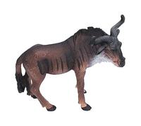 Saluaqui Realistic Lifelike Animal Toy Statue Wildebeest Figure - Durable, Eco-friendly Plastic Creatures Figurines for Learning & Imaginative Play