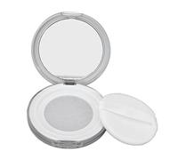 Saluaqui Refillable Loose Powder Box Portable Makeup Setting Powder Blush Case Container with Puff HD Mirror and Spoon for Women Girls Travel DIY