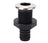 Saluaqui Reliable Marine Drain Plug 25mm for Kayak Yacht Nylon 90 Degree Tube - Sturdy 1in Boat Drain Plug with Effortless Twist Turn, 96mm Height (Straight Pipe)