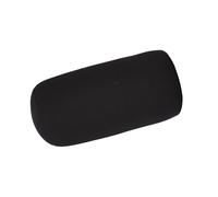 Saluaqui Roll Pillow Bean Bag Pillow Bean Bag Pil Microbead Back Cushion Roll Neck Support for Travel Home Soft Polyester Cover Comfortable Stylish 18 Inch (Black)