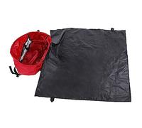 Saluaqui Rope Bag Rock Rope Kit Bag with Folding Shoulder Strap for Outdoor Camping and Hiking Adventures Vibrant Orange Color Design Essential Gear for Enthusiasts (Red)