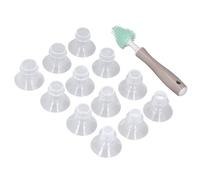 Saluaqui Safe Silicone Wearable Pump Flange Insert 13MM 15MM 17MM 19MM 21MM 24MM Comfortable Fit for Mothers and Easy to