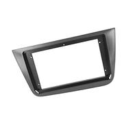 Saluaqui Seamless Fit Car CD Radio Fascia Dash Stereo Headunit Surround Panel Plate for Altea 2004-2015, Wear-Resistant ABS Material Radio Fascia Replacement