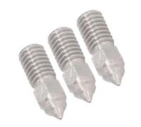 Saluaqui Set of 3 High 0.4mm Stainless Steel 3D Printer Nozzles for Elegoo 4 and 4Pro - Compatible with 1.75mm Filament, Ideal for PLA, ABS, PETG, and More