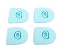 Saluaqui Silicone Anti Spill Lid Stopper for Owala FreeSip Bottles, Replacement Silicone Lid Stopper, Black, 4pcs Water Bottle Top Replacement Parts for Proof Protection (Sky Blue)