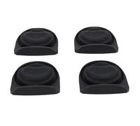 Saluaqui Silicone Anti Spill Lid Stopper for Owala FreeSip Bottles, Replacement Silicone Lid Stopper, Black, 4pcs Water Bottle Top Replacement Parts for Proof Protection (Black)