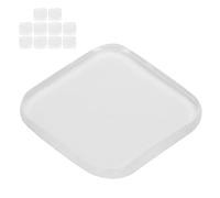 Saluaqui Silicone Eyelash Holder 10pcs Pad | 10pcs reusable silicone lash pads static fanning aid suitable for salon home use and training school eyelash