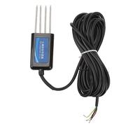 Saluaqui Soil NPK PH Sensor Probe IP68 Nitrogen Detector with High Temperature and Conductivity Monitoring for Science and