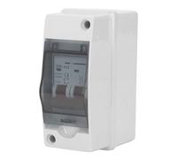 Saluaqui Solar Pv Disconnect Switch With Ip65 Distribution Box Circuit Breaker Combiner Box for Dc500V 20A Ideal for Solar Energy Systems and Renewable Power Applications (40A)