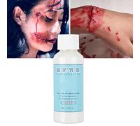 Saluaqui Special Effects Vulcanized Latex 50ml Flesh-Toned Scar Wrinkle | 3D Wound Creation Liquid for Stage Safe for Fake Injury and Aging 50ml Body Paint Base for Film and Theatrical