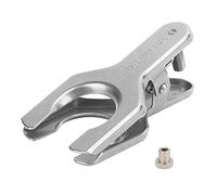 Saluaqui Spherical Pinch Clamp Stainless Steel Spherical Joint Clamp Holder Laboratory Tool Durable Smooth Shiny Rust Proof for Scientific Research Teaching Experiments