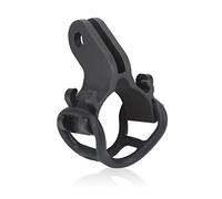 Saluaqui Stable Bike Torch Mount - Secure Handlebar Flashlight Holder, Compatible with 40mm Diameter Lights, Easy Mounting & Removal, Plastic and Silicone Bracket for Cyclists