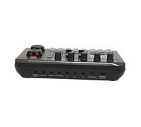 Saluaqui Streamlined Sound Mixer with Real-Time Transmission, Intelligent Noise Reduction, and Voice Changer for Live Broadcasts and Podcasting