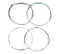 Saluaqui Sturdy Copper Zinc Alloy Cello Strings for 3/4 and 4/4 Sizes Easy to Install Colorful Coated Replacement Accessory Set of 4