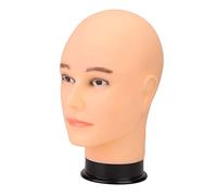 Saluaqui Stylish Mannequin Head for Male Model Display - Exquisite PVC Wig Training Practice Head for Hat and Glasses Display, for Beauty School and Barber Shop Use