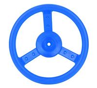 Saluaqui Swingset Steering Wheel Toy for Kids - Yellow Playground Steering Wheel Accessory, Easy to Install, Smooth Surface, Ideal for Outdoor Fun (Blue)
