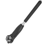 Saluaqui Telescoping Cat Claw Back Scratcher with Stainless Steel Handle Cute Extendable Tool for Cats and Humans