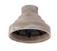 Saluaqui Universal Hair Diffuser Foldable Silicone Blow Dryer Attachment for Curly Wavy Hair with Densely Arranged Outlets for Dryers with 4-5cm Nozzle Diameter (Ink Yellow)