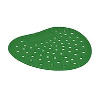 Saluaqui Urinal Screen Deodorizer Heart Shape Scented Mats for Bathrooms Design Fit 19x17cm Ideal for Restaurants Offices (large hole green)