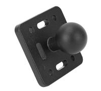 Saluaqui Versatile Ball Mount Base with AMPS Hole - Universal 1in Ball Mount Plate Compatible with BRCOVAN Dual Socket Arm - Sturdy Aluminum Alloy for Boats, Cars, Trucks, Kayaks, and