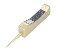 Saluaqui Vintage Cell Phone Prop with Authentic Design - 80s and 90s Brick Mobile Phone Model (Gold)