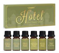 SALUBRITO Luxury Hotel Fragrance Oil Set for Diffuser, Premium Essential Oil - Inspired by Classic Hotel Scents Re-Imagined, Gift for Women and Men