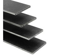 SALUINOKI 15N20 Steel Flat Stock Bar 15N20 Knife Making Steel (4pcs, 12"x1.5"x0.12") for Knife Blanks Forging