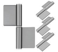 SALUINOKI-4 Pack Weld On Lift Off Hinges | 5-1/5" Weldable Removable Flag Hinge Heavy Duty 440 lbs Capacity