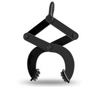 SALUINOKI Pallet Puller Clamp 2200lbs 1 Ton Small Tree Puller Tool, Stump Puller, Pallet Grabber Black, Compatible with Chain/Strap with Hooks for Lifting/Pulling