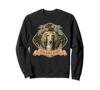 Saluki Dad Vintage Sighthound Dog Owner Sweatshirt