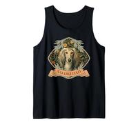 Saluki Dad Vintage Sighthound Dog Owner Tank Top