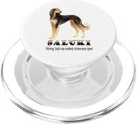 Saluki Dog - May Suddenly Hit Warp Speed for Pet Owners PopSockets PopGrip for MagSafe
