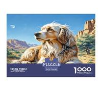 Saluki Jigsaw Puzzles 1000 Piece for Adults Challenging Puzzles for The Whole for Women Home Decoration 100% Recvcled Cardboard 70x50cm/1000pcs