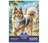 Saluki Jigsaws Challenge Toy Gifts 1000 Piece Puzzle Wall Decor Family Game for Adults & Kids Age 12 Years Up 52x38cm/1000pcs