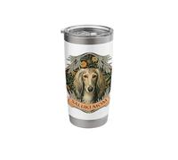 Saluki Mom Vintage Sighthound Dog Lover Stainless Steel Insulated Tumbler