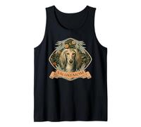 Saluki Mom Vintage Sighthound Dog Lover Tank Top