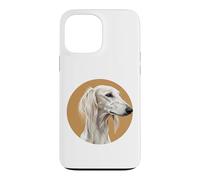 Saluki Sighthound Dog Owner Pet Breed Portrait Puppy Animal Case for iPhone 13 Pro Max