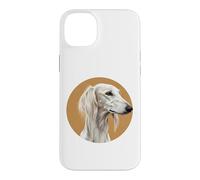 Saluki Sighthound Dog Owner Pet Breed Portrait Puppy Animal Case for iPhone 14 Plus