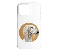 Saluki Sighthound Dog Owner Pet Breed Portrait Puppy Animal Case for iPhone 16 Pro