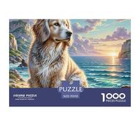 Saluki1000 Piece Puzzle Puzzle Cute Pets Puzzle Gift for Adults Children 70x50cm/1000pcs