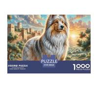 Saluki1000 Piece Puzzle Puzzle Games Cute Pets Puzzle Gift Gifts for Women And Men 38x26cm/1000pcs