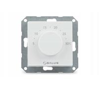Salus 9019459005 Combination Room Thermostat Electronic 230 V / 0.5 A with Central Plate 55 x 55 mm Pure White