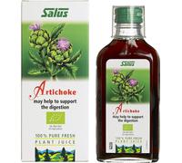 Salus Artichoke Organic 100% Pure Fresh Plant Juice 200 ml Bottle