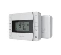 Salus DT500RF Wireless Programmable Thermostat & Receiver - Boiler Plus Compliant, 5/2 or 7 Day Scheduling, Volt Free Heating Control