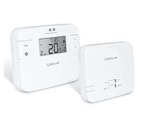 Salus RT510RF+ Wireless Programmable Thermostat & Receiver Kit, 230V, White | Complete Wireless Receiver Kit, 868MHz RF, Volt-Free And 230V Switching, ITLC Control, Boiler Plus, 5-35°C Range, LCD